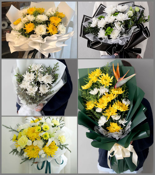 贵州遵义播州区平正乡白事花束代送